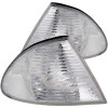 ANZO Corner Lights 1999-2001 BMW 3 Series E46 Euro Corner Lights Chrome - 521006