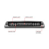 ANZO 1994-2001 Dodge Ram 1500 LED 3rd Brake Light Smoke - 531046