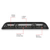 ANZO 15-20 Ford F-250 - F-550 LED Third Brake Light - Black Housing/Clear Lens - 531111