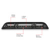 ANZO 15-20 Ford F-250 - F-550 LED Third Brake Light - Black Housing/Clear Lens - 531111