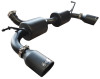 Injen 07-17 Jeep Wrangler JK 3.6L/3.8L 63mm Stealth Black Axle-back Exhaust w/ 4in Black Tips - SES5004BLK