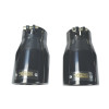 Injen 16-18 Ford Focus RS 3in Cat-Back Stainless Steel Exhaust w/ 4in Black Chrome Tips - SES9004