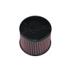 Injen High Performance Air Filter - 3.00 Black Filter 6 Base / 5 Tall / 5 Top - X-1014-BR