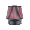 Injen High Performance Air Filter - 4.50 Black Filter 6.75 Base / 5 Tall / 5 Top - X-1018-BR