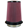 Injen Oiled Air Filter 5.0in Flange ID / 7.0in Twist Lock Base / 7.9in Media Height / 5.0in Top - X-1107-BR