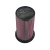 Injen 8-Layer Oiled Cotton Gauze Air Filter 4.0in ID/ 6.0in Base / 8.8in Height / 4in Top - X-1110-BR