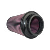 Injen 8-Layer Oiled Cotton Gauze Air Filter 4in ID/ 6.5in Base / 10.3in Height / 5.35in Top - X-1111-BR