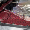 EOS Engine Bay Panel Cover HTC Exposed - Red Carbon Fiber - C8 Corvette (EC-709-RDCF)