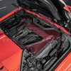 EOS Engine Bay Panel Cover HTC Exposed - Red Carbon Fiber - C8 Corvette (EC-709-RDCF)