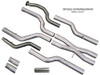 Speed Engineering X-Pipe Kit for OEM Manifolds - Gen 6 Camaro