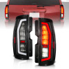 Anzo 07-14 Chevrolet Suburban / 07-14 GMC Yukon Black Full LED Tail Light Plank Style w/ Clear Lens - 311487 Photo - Primary