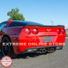 EOS Extended Rear Spoiler Matte Black - C6 Corvette Base / GS / Z06 / ZR1