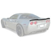 EOS ZR1 Extended Rear Spoiler Carbon Fiber - C6 Corvette Base / GS / Z06 / ZR1 (SPOILER-218-BKCF)
