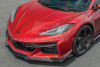 EOS Front Bumper Side Canards - Carbon Fiber - C8 Corvette Z06
