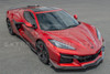 EOS Front Splitter & Carnards Z07 Package - Carbon Fiber - C8 Corvette Z06 (FLIP-527-BKCF_SPLITTER-528-BKCF)