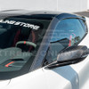 EOS A-Pillar Covers - Carbon Fiber - C8 Corvette (PILLAR-651-BKCF)