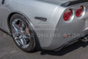 EOS Wheel Well Mud Flaps Rear - Carbon Fiber - C6 Corvette Base
