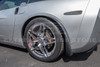 EOS Wheel Well Mud Flaps Rear - Carbon Fiber - C6 Corvette Base