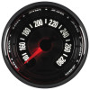 Autometer American Muscle 2-1/16in Full Sweep Electric Digital Stepper 140-280 Deg F Oil Temp Gauge - 1256