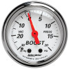 Autometer Arctic White 2-1/16in 30 in. Hg/20 PSI Full Sweep Mechanical Vacuum/Boost Pressure Gauge - 1372