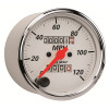 Autometer Arctic White 3-1/8in 0-120 MPH Mechanical Speedometer Gauge - 1396
