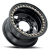 Raceline RT80 Rock 8 Spoke 15x8in / 8x165.1 BP / -19mm Offset / 130.81mm Bore - Gloss Black - RT8058080 Photo - Close Up