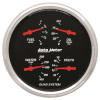 AutoMeter Gauge Quad 5in. 0 Ohm(e) to 90 Ohm(f)Elec Designer Black - 1419