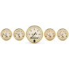 AutoMeter Gauge Kit 5 Pc. 3-1/8in. & 2-1/16in. Elec. Speedometer Golden Oldies - 1502