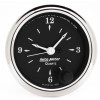 Autometer 52.4mm Clock Quartz Movement w/ Second Hand Gauge - 1785