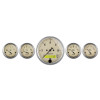 AutoMeter Gauge Kit 5 Pc. 3-1/8in. & 2-1/16in. Elec. Speedometer Antique Beige - 1809