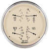 AutoMeter Gauge Quad 5in. 240 Ohm(e) to 33 Ohm(f) Elec Antique Beige - 1810
