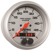 Autometer Marine Silver Ultra-Lite 3-3/8in 50MPH GPS Speedometer Gauge - 200635-33