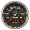 Autometer Marine Carbon Fiber 3-3/8in 100MPH GPS Speedometer Gauge - 200636-40