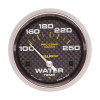 Autometer Marine Carbon Fiber 2-5/8in Electric Water Temperature Gauge 100-250 Deg F - 200763-40