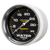 Autometer Marine Carbon Fiber Mechanical 2-5/8in 0-35PSI Water Pressure Gage - 200773-40