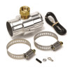 Autometer Radiator Hose Adapter 1.5in, 0.375in NPTF Female, Aluminum - 2283