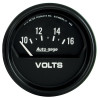 Autometer AutoGage 2-5/8in 16V Electrical Voltmeter - Black - 2319