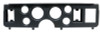Autometer 79-86 Ford Mustang Direct Fit Gauge Panel 3-3/8in x2 / 2-1/16in x4 - 2917