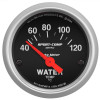 Autometer Sport-Comp 52mm 40-120 Degree Short Sweep Electronic Water Temperature Gauge - 3337-M