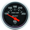 Autometer Sport-Comp 52mm SSE 100-250F Oil Temperature Gauge - 3347