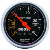 Autometer Sport-Comp 52mm 30 PSI Electronic Peak Memory/Warning Boost Gauge - 3377