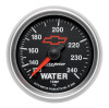 Autometer Sport-Comp II 2-1/16in 120-240 Deg Mechanical Water Temp Gauge - Bowtie Black - 3632-00406