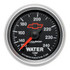 Autometer Sport-Comp II 2-1/16in 120-240 Deg Mechanical Water Temp Gauge - Bowtie Black - 3632-00406
