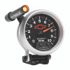 Autometer GM Red Bowtie Black 3-3/4in 0-10000 RPM Pedestal Mount Tachometer Quick-Lite - 3690-00406