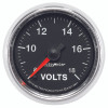 Autometer GS Series 2-1/16in Voltmeter 18V Electrical Gauge Full Sweep - 3891