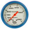AutoMeter Gauge Oil Temp 2-5/8in. 140-280 Deg. F Liquid Filled Mech Glow In Dark Ultra-Nite - 4241