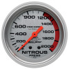 AutoMeter Gauge Nitrous Pressure 2-5/8in. 2000PSI Mechanical Ultra-Lite - 4428