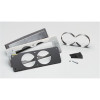 Autometer 87-93 Ford Mustang Black Dual Gauge Cage - 50102