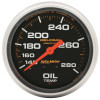 Autometer Liquid Filled Mechanical 66.7mm 140-280 deg F Oil Termperature Gauge Includes 6 ft Tubing - 5441
