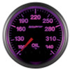 Autometer Elite 52mm 100-340 Deg F Oil Temp Peak & Warn w/ Electronic Control Gauge - 5640